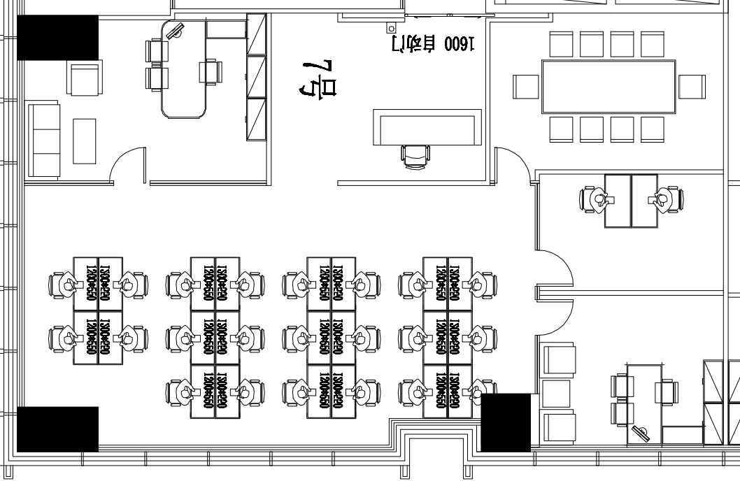 成华区崔家店理工大学招商中央华城纯写字楼精装办公4隔间21工位