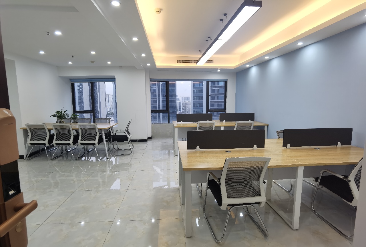 金牛区茶店子地铁口房源 首开龙湖紫宸香颂办公室出租 创业首选