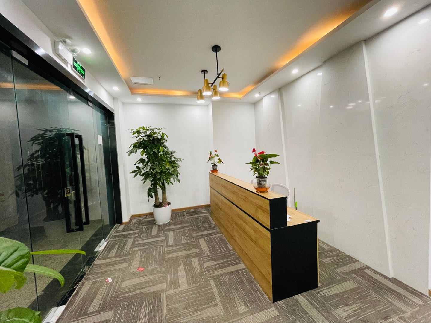 高新区环球中心4隔间40工位艺术精装带家具高区采光房东特价在租