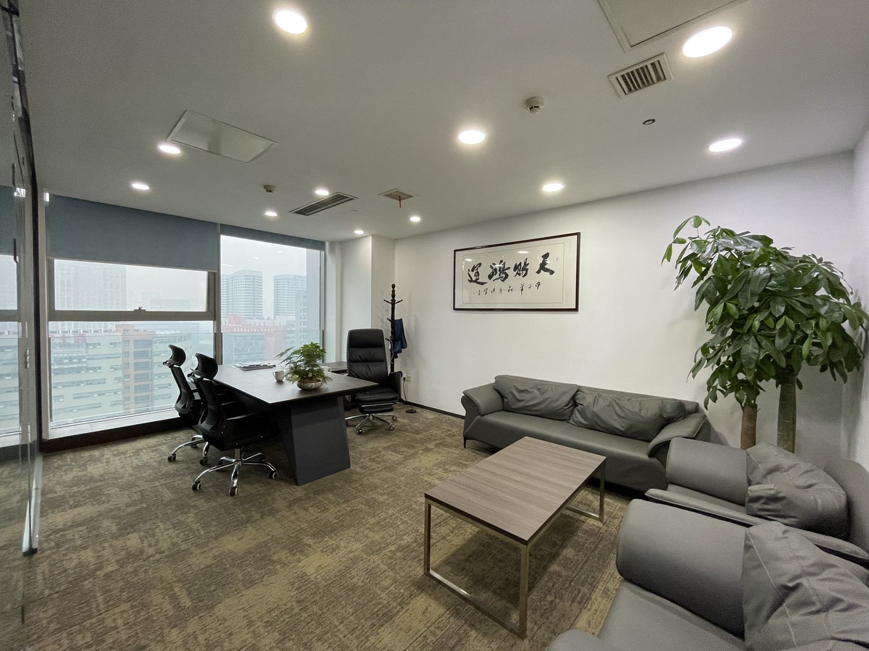 搜房金融大厦高新区抄底单价68 5+20 251平 精装修带家具 拎包入住